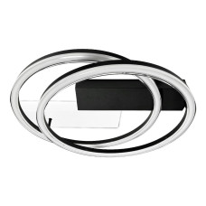 Светильник LED smart BRIONI-R с пультом 80Вт 3000-5000K 5000Lm Круглый Черный 220695